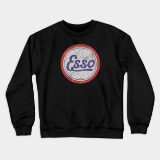 esso distressed vintage logo Crewneck Sweatshirt